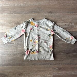 Old Navy Girl 4T Colorful Floral Kids Sweatshirt